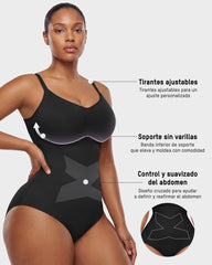 Easyslide™ Faja Moldeadora Body De Tirantes Con Escote En V Profundo