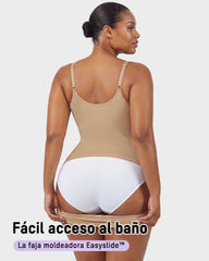 Easyslide™ Faja Moldeadora Body De Tirantes Con Escote En V Profundo