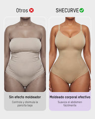 Easyslide™ Faja Moldeadora Body De Tirantes Con Escote En V Profundo