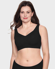 Brasier Talla Extra Sin Varilla – Push-Up, Cobertura Total y Tirantes Anchos