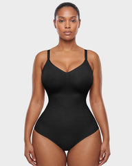 Easyslide™ Faja Moldeadora Body De Tirantes Con Escote En V Profundo