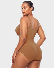 Easyslide™ Faja Moldeadora Body De Tirantes Con Escote En V Profundo