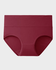 Paquete de 4 Panties de algodón de cintura alta y cobertura completa