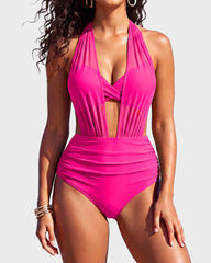 Bikini Moldeador de Talle Alto con Malla