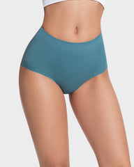Pack de 6 Panties sin Costuras de Cintura Alta con Efecto Moldeador Ligero