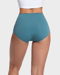 Pack de 6 Panties sin Costuras de Cintura Alta con Efecto Moldeador Ligero