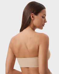 Brasier Sin Tirantes con Cierre Frontal y Soporte Push-Up