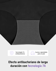 Pack de 5 Bragas Hipster de Algodón con Encaje