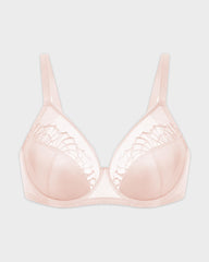 Sujetador Minimizer de Encaje con Perlas y Brillo para Tallas Grandes