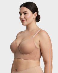 Brasier Sin Costuras de Cobertura Completa para Bustos Grandes