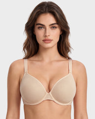 Brasier Invisible de Malla Sin Costuras con Varilla Flexible