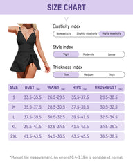 Traje De Baño Tipo Vestido De Una Pieza Con Control De Abdomen