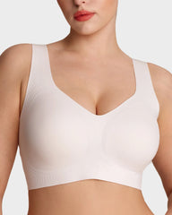 Brasier Talla Extra Sin Varilla – Push-Up, Cobertura Total y Tirantes Anchos