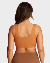 Brasier Talla Extra Sin Varilla – Push-Up, Cobertura Total y Tirantes Anchos