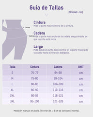 Pack de 4 panties de algodón sin costuras de cintura alta con efecto realce