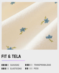 Pack de 4 panties de algodón sin costuras de cintura alta con máximo confort