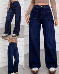 Jeans de Mujer con Efecto Levantacola y Corte Recto
