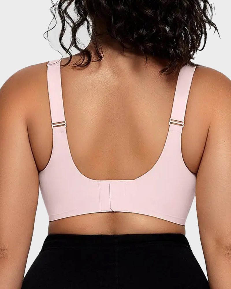 Sujeta Senos Sin Aros para Mujer con Malla - Sujetador Cómodo y Soporte