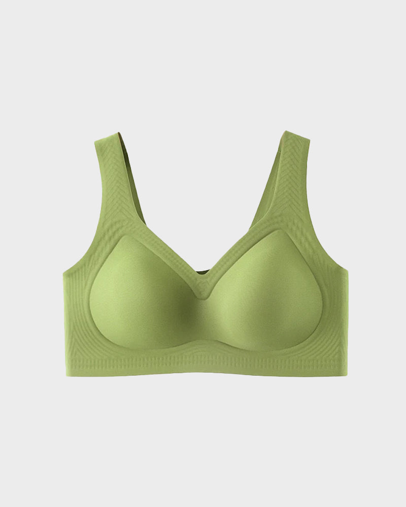 Brasier Talla Extra Sin Varilla – Push-Up, Cobertura Total y Tirantes Anchos