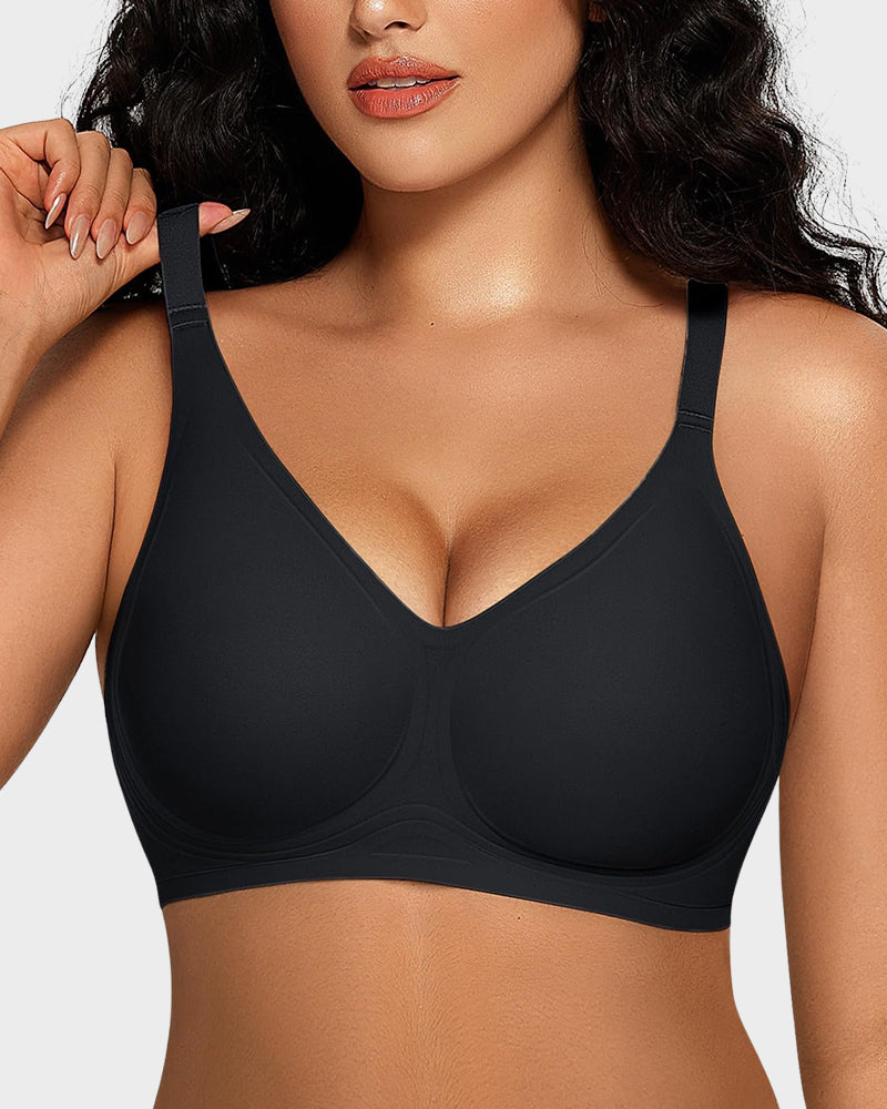 Sostén inalámbrico con tira de gel suave y cómoda sin costuras