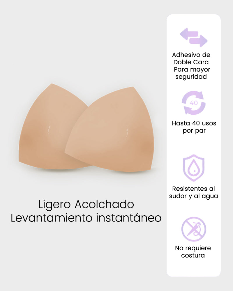 Insertos Invisibles de Levantamiento Adhesivos Doble Cara (2 Pares)