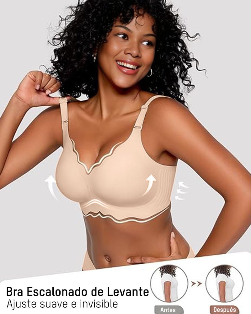 Sujetador Push-Up Sin Costuras con Comodidad y Efecto Alisante