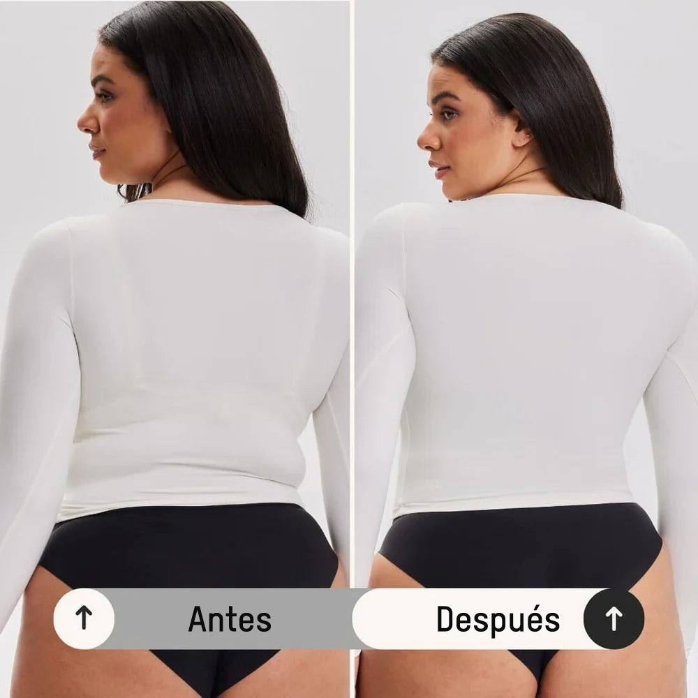 Brasier Push-Up sin Varillas con Escote Profundo en V y sin Costuras