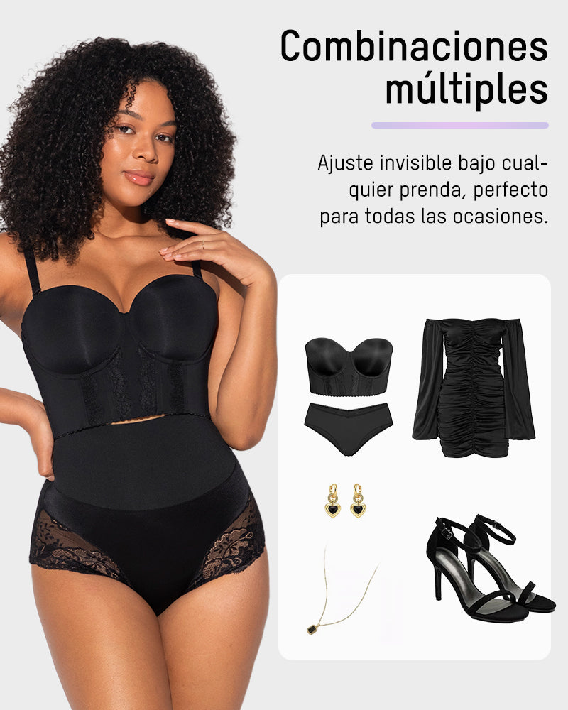 El Bra Strapless de Espalda Baja