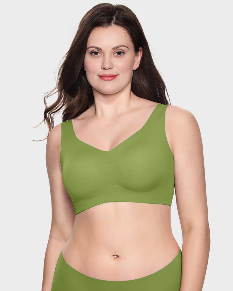 Brasier Talla Extra Sin Varilla – Push-Up, Cobertura Total y Tirantes Anchos