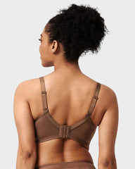 Sujetador Minimizer de Encaje con Cobertura Total - Pétalo-Café