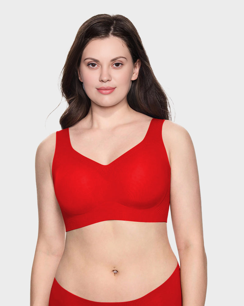 Brasier Talla Extra Sin Varilla – Push-Up, Cobertura Total y Tirantes Anchos