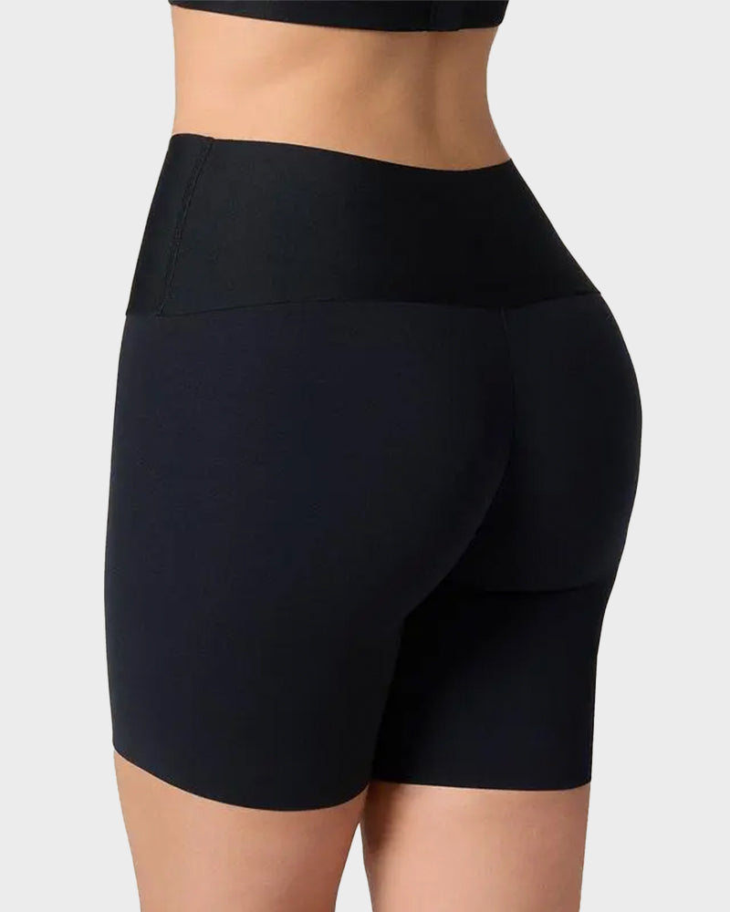 Shorts de yoga de cintura alta, ligeros y moldeadores