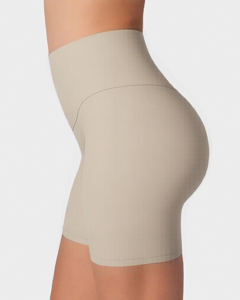 Shorts de yoga de cintura alta, ligeros y moldeadores