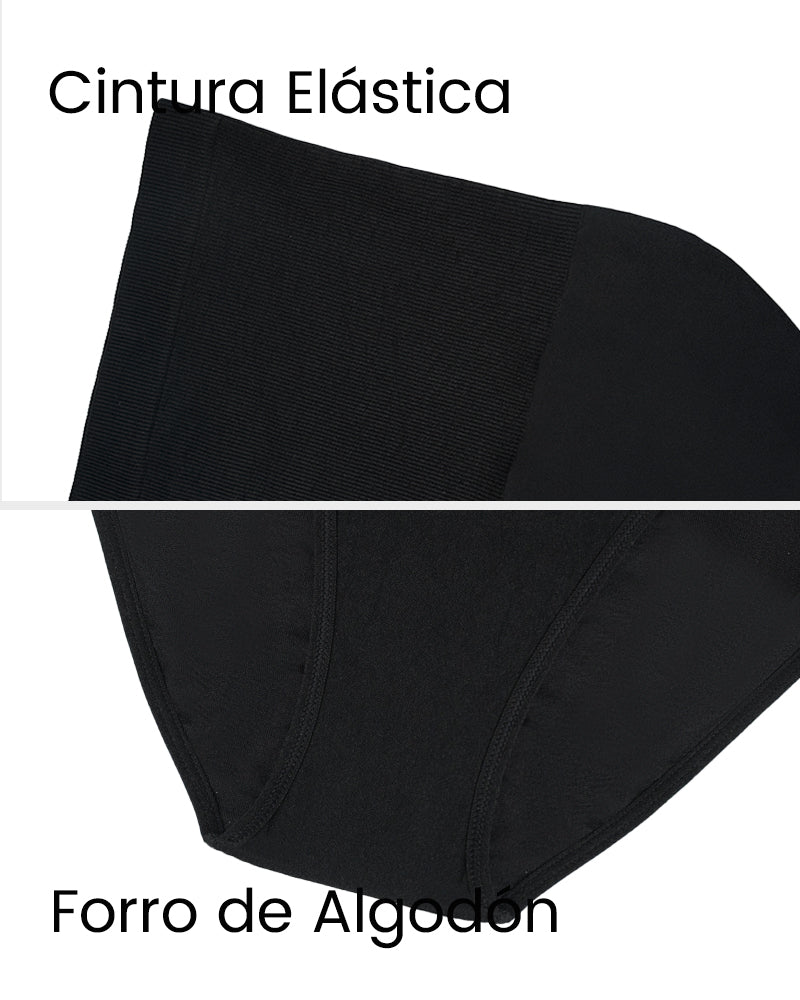 Paquete de 2 Braguita de Cintura Alta con Control de Abdomen