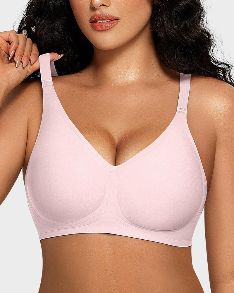 Sostén inalámbrico con tira de gel suave y cómoda sin costuras