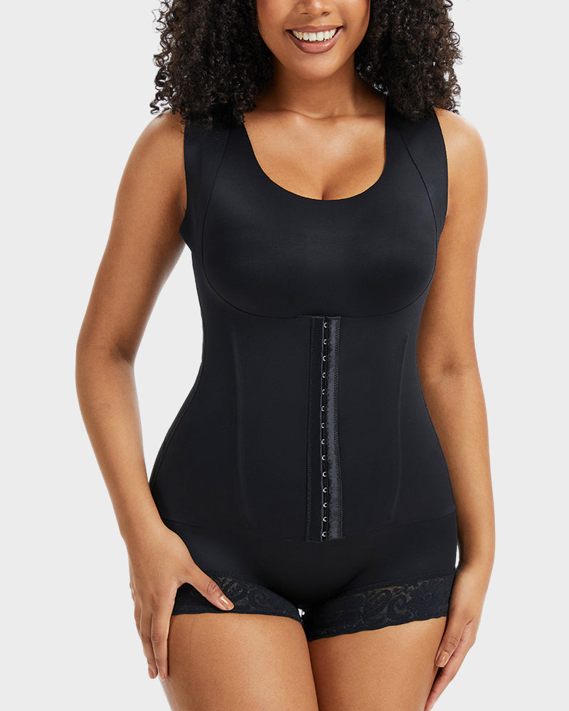 Body Faja de Control Abdominal de Doble Capa PowerMesh