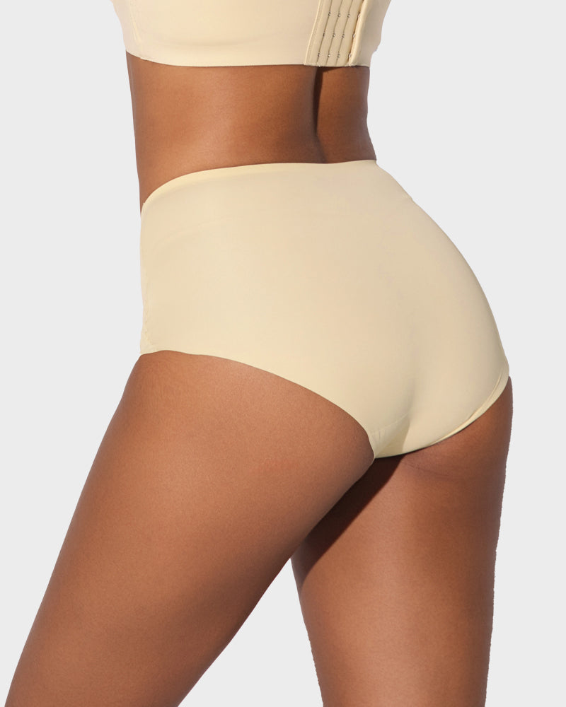 Paquete de 5 Braga Moldeadora de Cintura Alta Sin Costuras