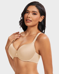Sujetador con Aros de Soporte y Cobertura Perfecta