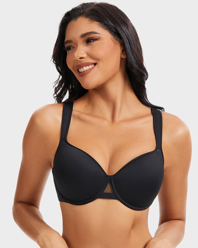 Sujetador con Aros de Soporte y Cobertura Perfecta