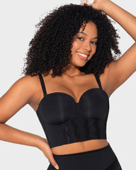 El Bra Strapless de Espalda Baja