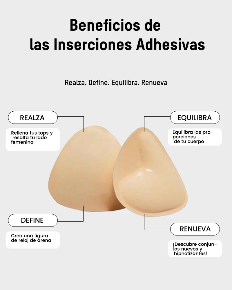 Almohadillas Adhesivas para Levantamiento Instantáneo del Busto (2 Pares)