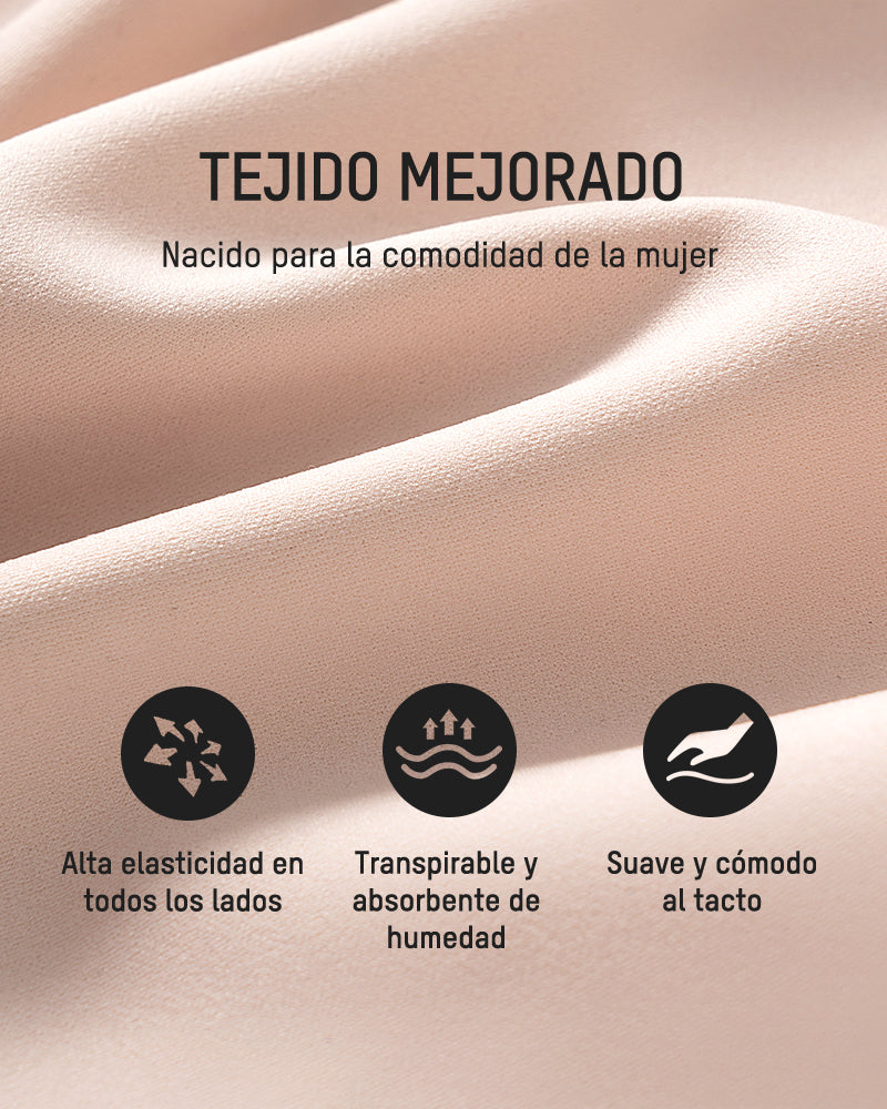 Sujetador Sin Costuras Sin Aros con Bordes Ondulados y de Gel