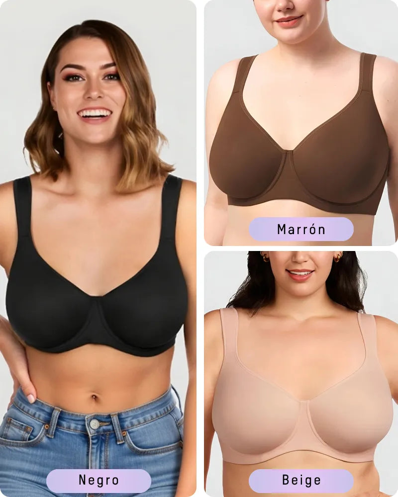 Brasier Reductor Suave de Talla Grande con Cobertura Total