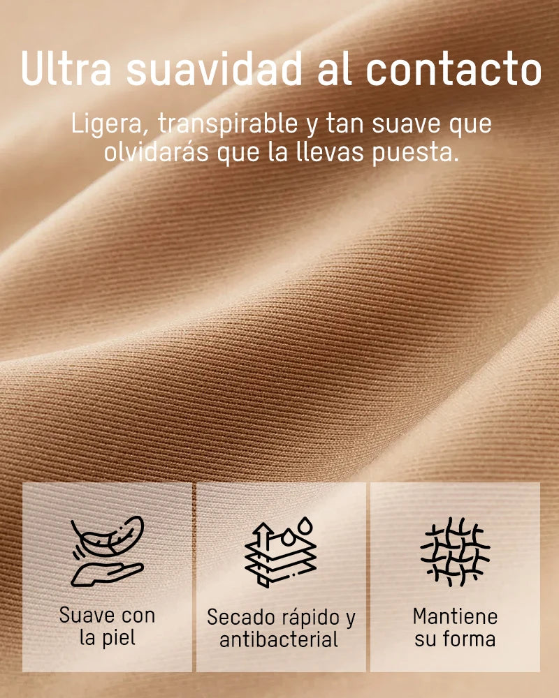 Brasier de satín de lujo sin varilla y sin costuras con soporte