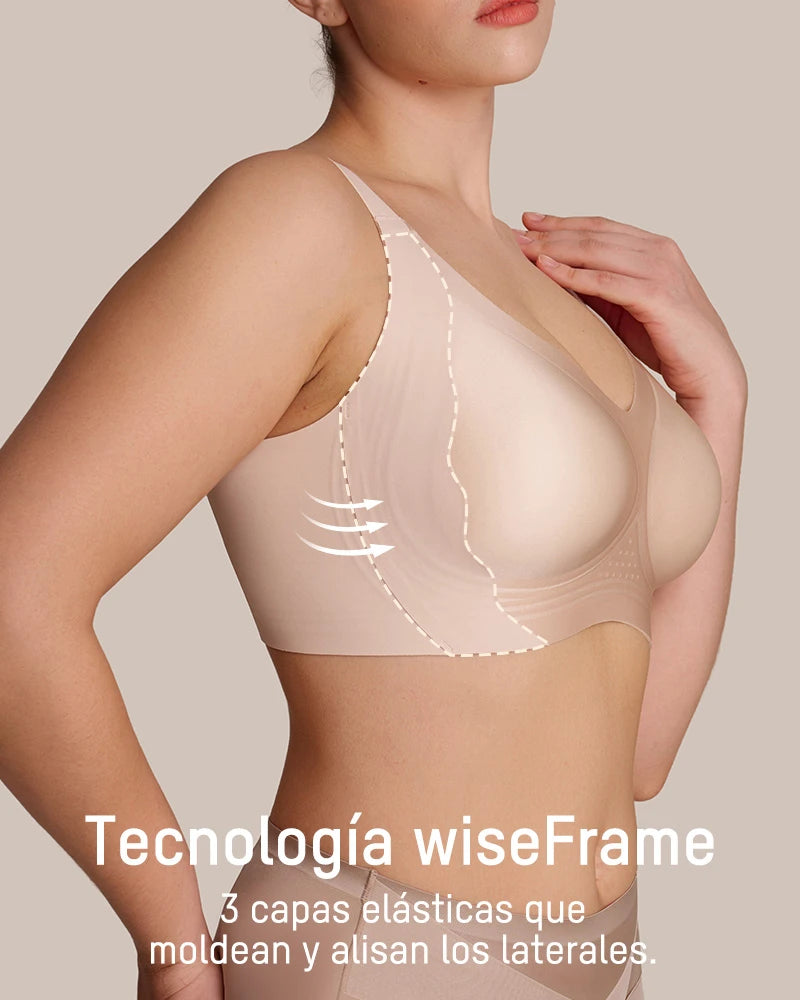 Brasier sin varilla con soporte invisible y laterales anchas