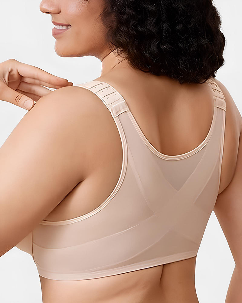 Brasier con varilla de cierre frontal y soporte en la espalda