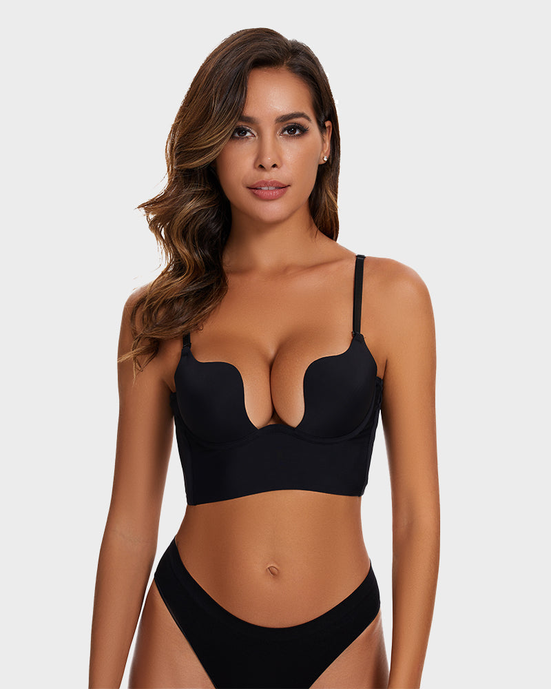 Brasier Sin Espalda con Escote en U