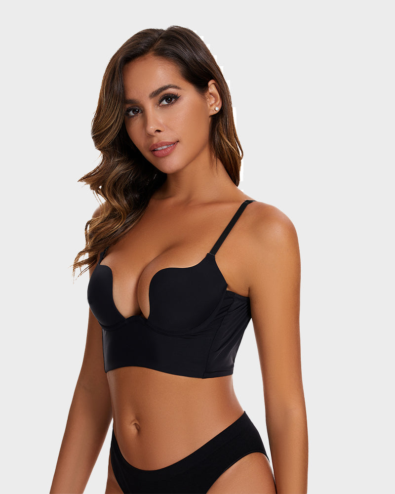 Brasier Sin Espalda con Escote en U