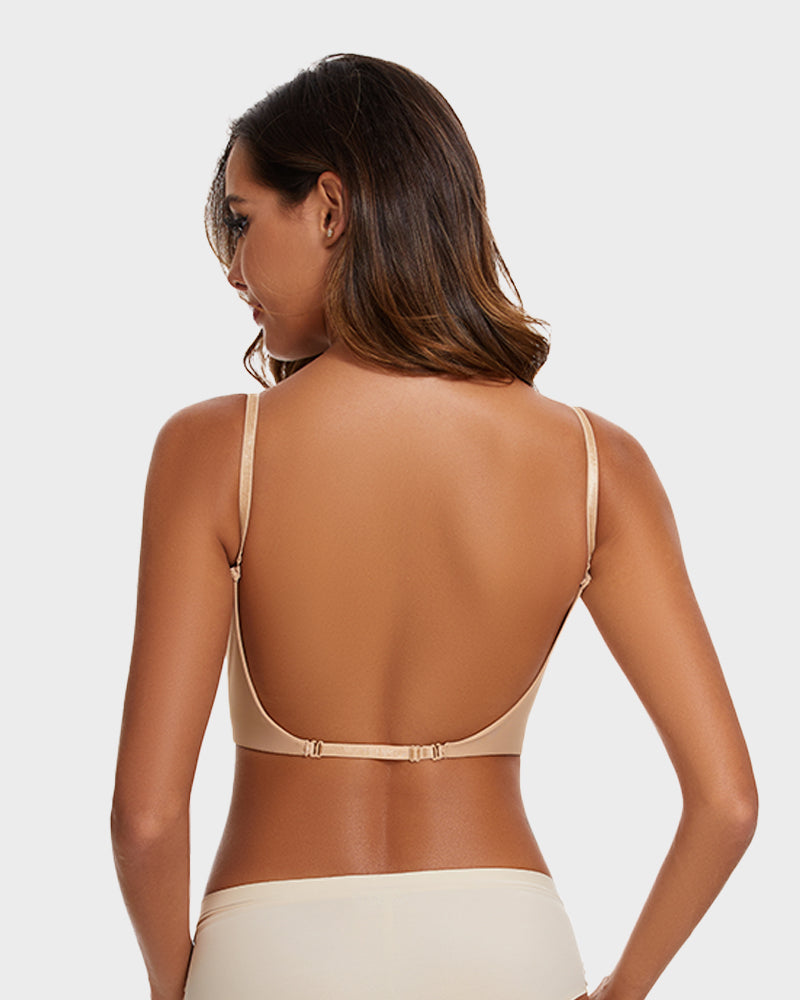 Brasier Sin Espalda con Escote en U