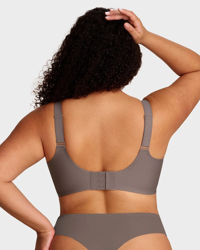 Sujeta Senos Sin Aros para Mujer con Malla - Sujetador Cómodo y Soporte